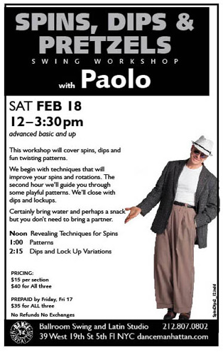 spins dips and pretzels swing workshop 2012